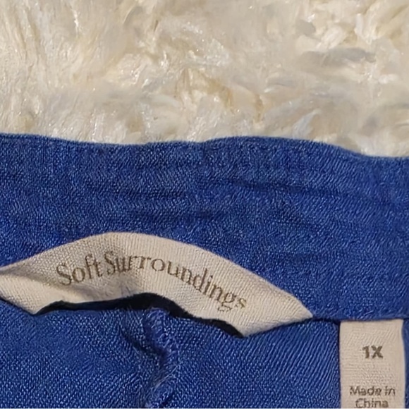 Soft Surroundings Blue Midi Dress Size XL EUC - Picture 3 of 8